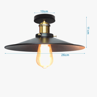 Lustre Vintage Industriel - Plafonnier Rétro Américain - Éclairage Grenier Vintage | Marco Lucetti