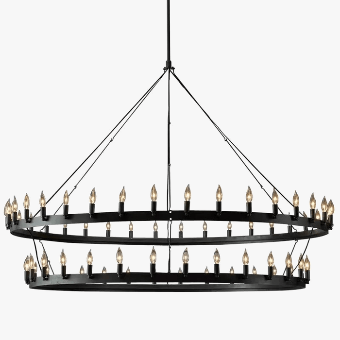 Lustre Vintage Industriel Rond LED | Marco Lucetti