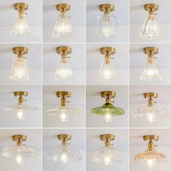 Lustre Vintage Japonais en Verre pour Balcon et Entrée - Élégance Authentique | Marco Lucetti