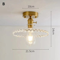 Lustre Vintage Japonais en Verre pour Balcon et Entrée - Élégance Authentique | Marco Lucetti B