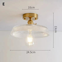 Lustre Vintage Japonais en Verre pour Balcon et Entrée - Élégance Authentique | Marco Lucetti E