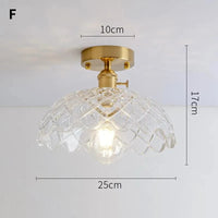 Lustre Vintage Japonais en Verre pour Balcon et Entrée - Élégance Authentique | Marco Lucetti F