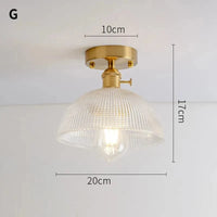 Lustre Vintage Japonais en Verre pour Balcon et Entrée - Élégance Authentique | Marco Lucetti G