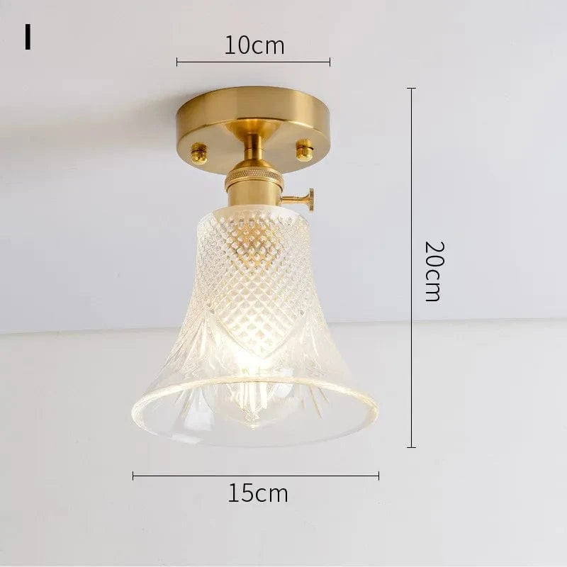 Lustre Vintage Japonais en Verre pour Balcon et Entrée - Élégance Authentique | Marco Lucetti Je