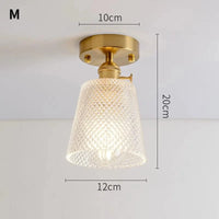 Lustre Vintage Japonais en Verre pour Balcon et Entrée - Élégance Authentique | Marco Lucetti M.