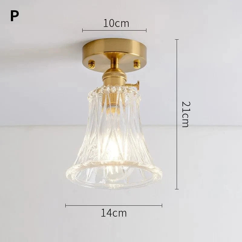 Lustre Vintage Japonais en Verre pour Balcon et Entrée - Élégance Authentique | Marco Lucetti P.