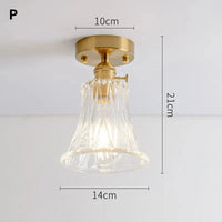 Lustre Vintage Japonais en Verre pour Balcon et Entrée - Élégance Authentique | Marco Lucetti P.