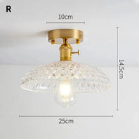 Lustre Vintage Japonais en Verre pour Balcon et Entrée - Élégance Authentique | Marco Lucetti R.