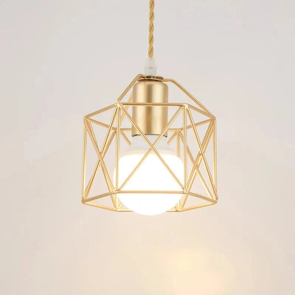 Lustre Vintage Loft Cage en Métal Suspension  Luminaire Intérieur | Marco Lucetti