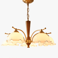 Lustre Vintage Médiéval Romantique en Bois Massif, Style Japonais Rétro - Édition Exclusive | Marco Lucetti