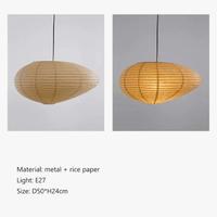 Lustre Wabi Sabi Isamu Noguchi LED - Style Japonais Décoratif | Marco Lucetti
