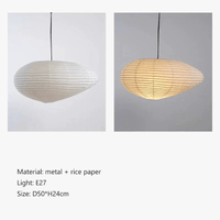 Lustre Wabi Sabi Isamu Noguchi LED - Style Japonais Décoratif | Marco Lucetti