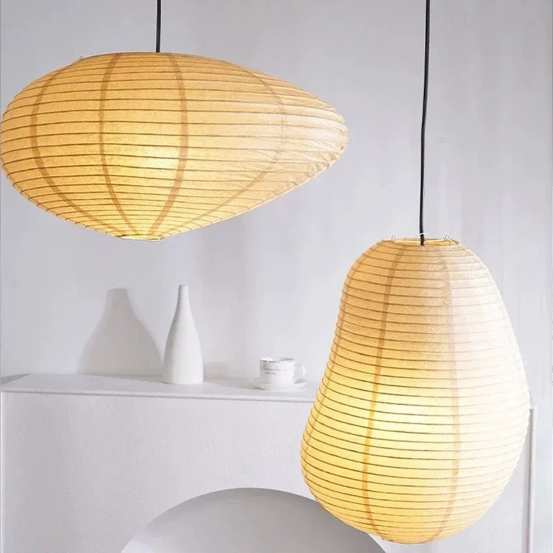 Lustre Wabi Sabi Isamu Noguchi LED - Style Japonais Décoratif | Marco Lucetti