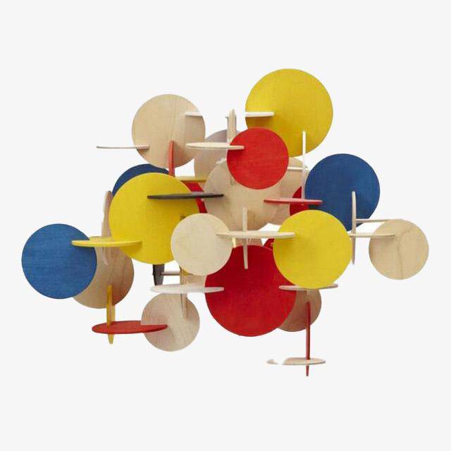 Lustre Wood Rainbow | Marco Lucetti Multicolore / 57 x 44cm