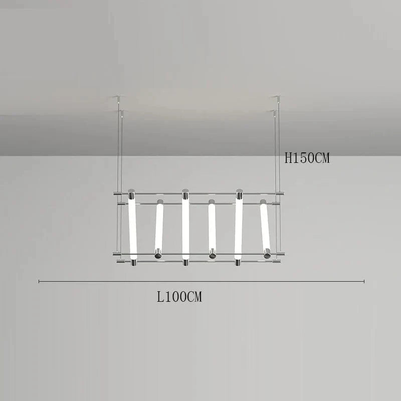 Lustres contemporains pour sublimer votre intérieur | Marco Lucetti Chromé 6 têtes / Gradation à distance RC