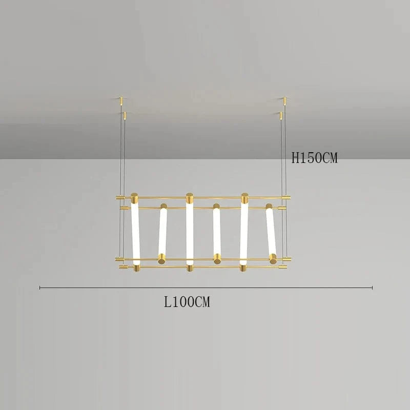 Lustres contemporains pour sublimer votre intérieur | Marco Lucetti Or 6 têtes / Gradation à distance RC