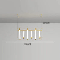 Lustres contemporains pour sublimer votre intérieur | Marco Lucetti Or 6 têtes / Gradation à distance RC