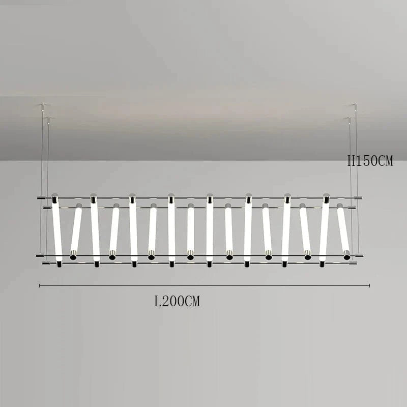 Lustres contemporains pour sublimer votre intérieur | Marco Lucetti Tête chromée 16 / Gradation à distance RC