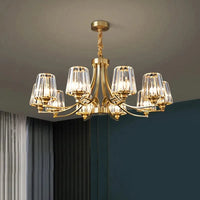  Lustres Cristal Cuivre Nordique Luxe LED pour Déco Intérieure | Marco Lucetti