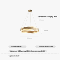 Lustres de cercle noir et or de luxe - Décoration de la maison : Suspension Circle Luxe | Marco Lucetti