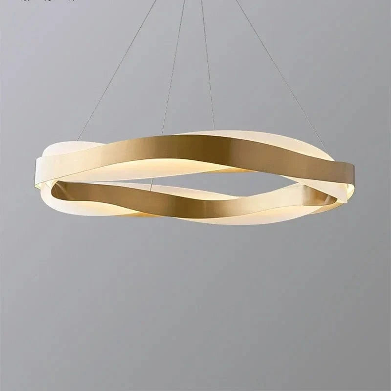 Lustres de cercle noir et or de luxe - Décoration de la maison : Suspension Circle Luxe | Marco Lucetti