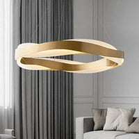 Lustres de cercle noir et or de luxe - Décoration de la maison : Suspension Circle Luxe | Marco Lucetti