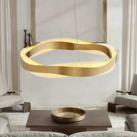 Lustres de cercle noir et or de luxe - Décoration de la maison : Suspension Circle Luxe | Marco Lucetti