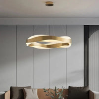 Lustres de cercle noir et or de luxe - Décoration de la maison : Suspension Circle Luxe | Marco Lucetti