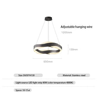 Lustres de cercle noir et or de luxe - Décoration de la maison : Suspension Circle Luxe | Marco Lucetti Noir Dia65cm / Blanc chaud
