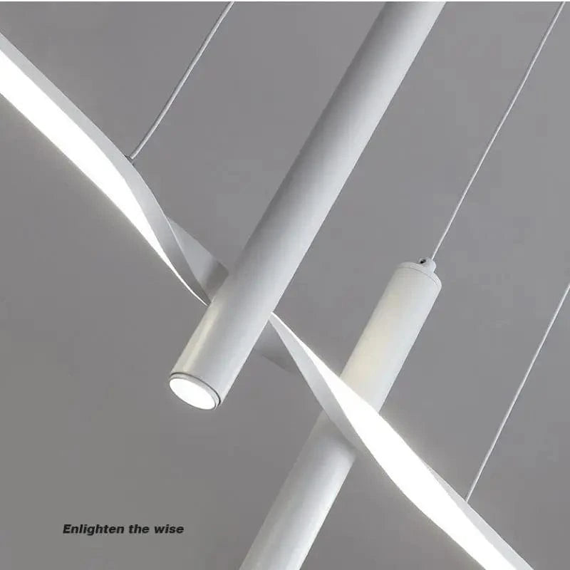  Lustres De Luxe Modernes Longue Bande Lustre Projecteurs Sala Jantar | Marco Lucetti