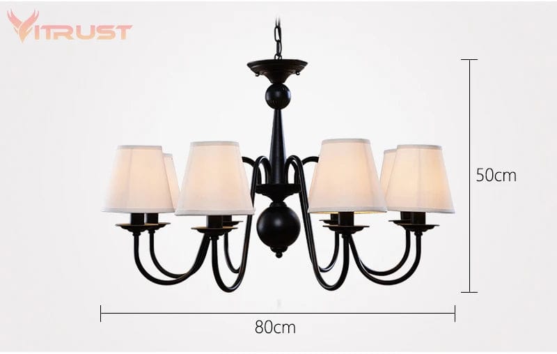 Lustres de mariage américains vintage pour cuisine, bar et café - Éclairage LED noir, blanc et bleu | Marco Lucetti