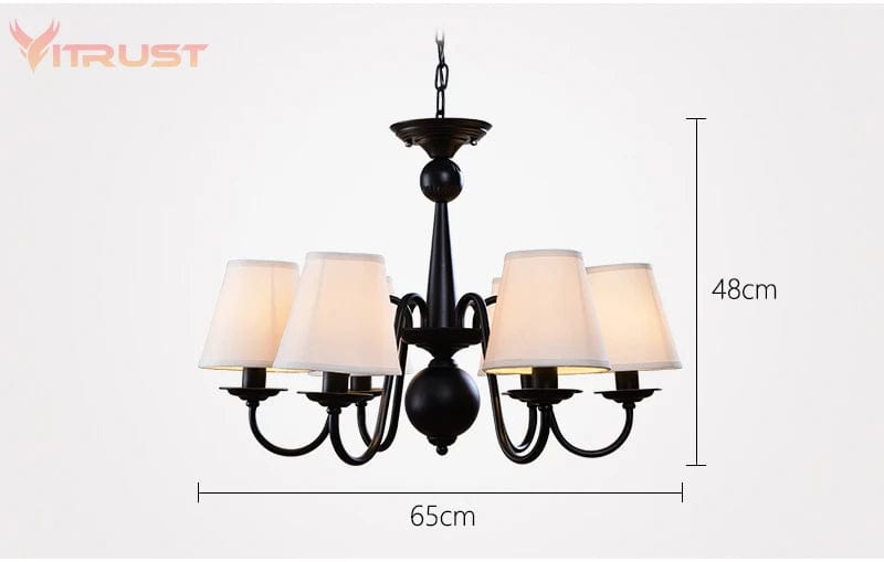 Lustres de mariage américains vintage pour cuisine, bar et café - Éclairage LED noir, blanc et bleu | Marco Lucetti