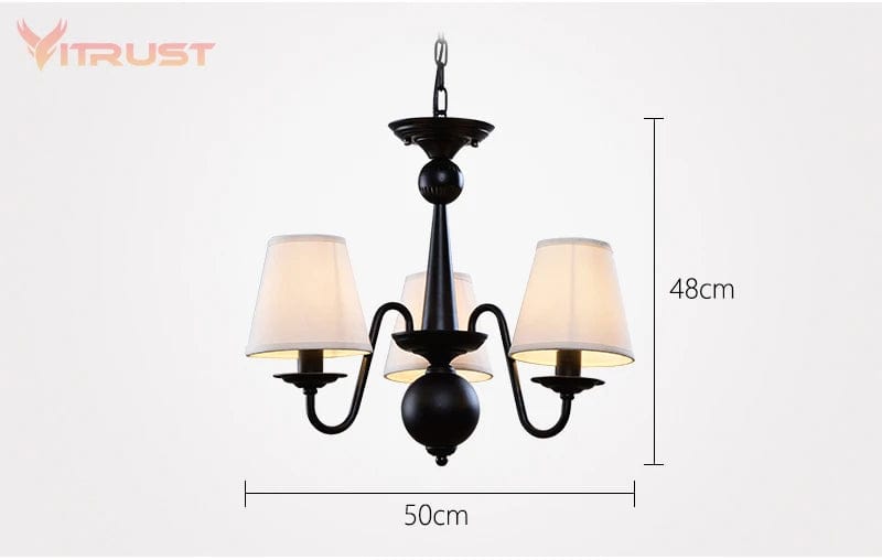 Lustres de mariage américains vintage pour cuisine, bar et café - Éclairage LED noir, blanc et bleu | Marco Lucetti