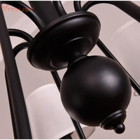 Lustres de mariage américains vintage pour cuisine, bar et café - Éclairage LED noir, blanc et bleu | Marco Lucetti