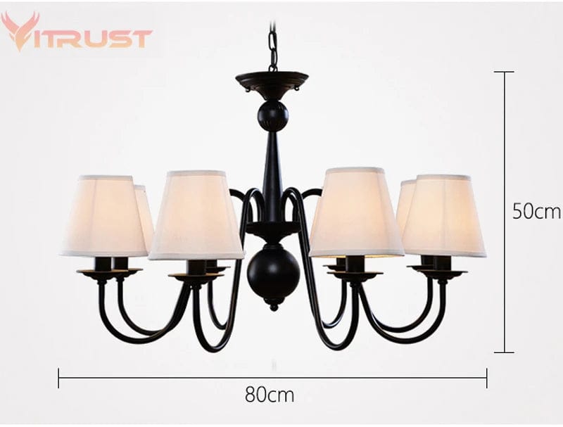 Lustres de mariage américains vintage pour cuisine, bar et café - Éclairage LED noir, blanc et bleu | Marco Lucetti