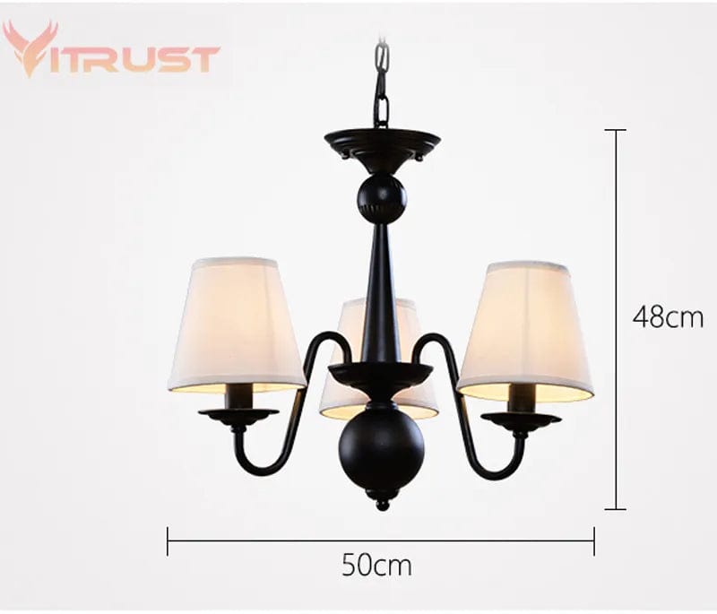 Lustres de mariage américains vintage pour cuisine, bar et café - Éclairage LED noir, blanc et bleu | Marco Lucetti