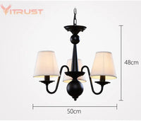 Lustres de mariage américains vintage pour cuisine, bar et café - Éclairage LED noir, blanc et bleu | Marco Lucetti