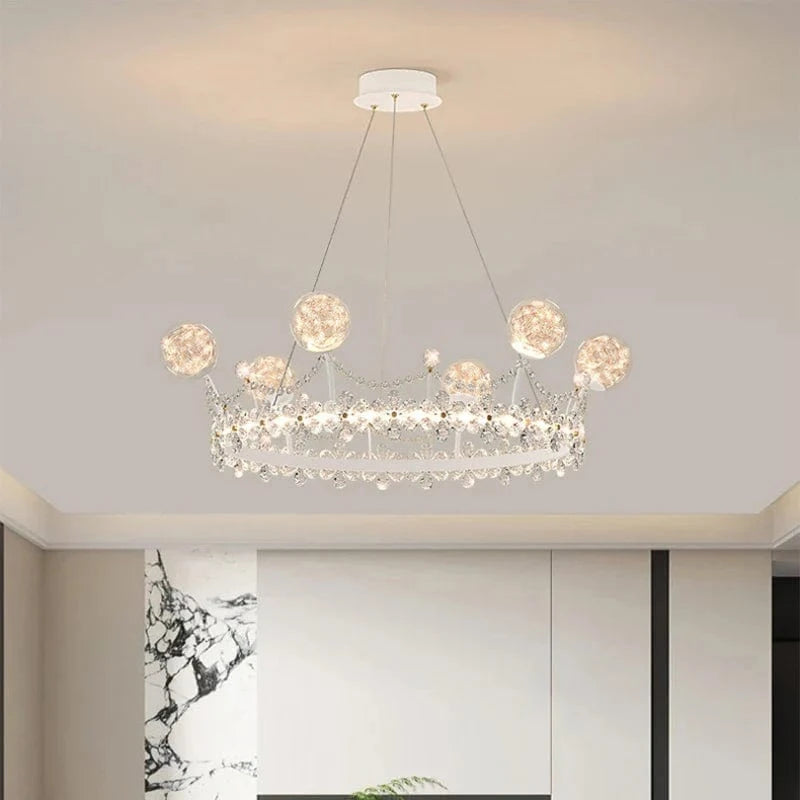 Lustres en couronne de cristal pour chambres d'enfants | Marco Lucetti