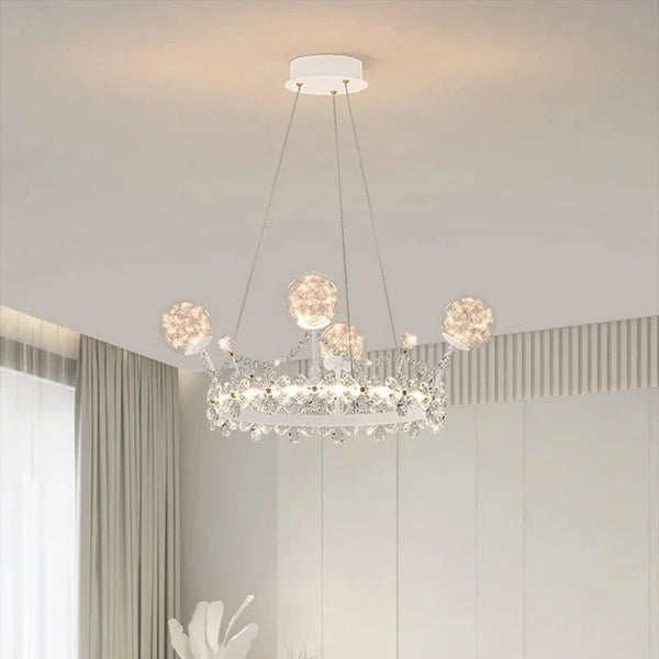 Lustres en couronne de cristal pour chambres d'enfants | Marco Lucetti
