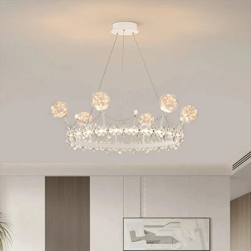 Lustres en couronne de cristal pour chambres d'enfants | Marco Lucetti