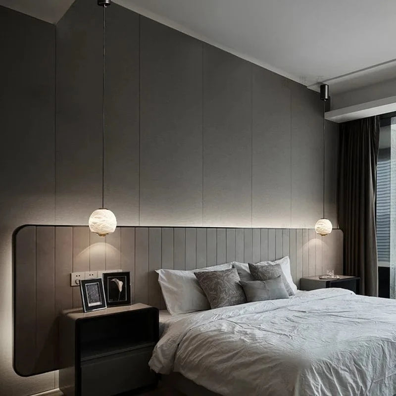 Lustres en marbre élégants pour une salle à manger contemporaine | Marco Lucetti