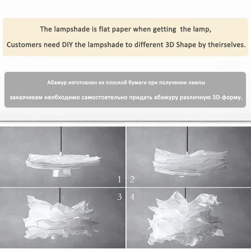 Lustres en papier blanc design fleur - Collection Blossom | Marco Lucetti