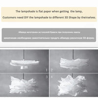 Lustres en papier blanc design fleur - Collection Blossom | Marco Lucetti