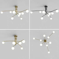 Lustres en verre pour suspension de barre de cuisine | Marco Lucetti