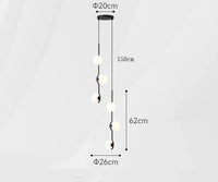 Lustres Fantaisie pour un Éclairage Intérieur Élégant - Lampes Suspendues Lumineuses pour Salon | Marco Lucetti 6 têtes noires / Blanc froid