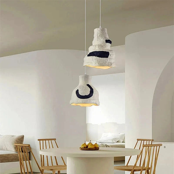 Lustres LED de Restaurant Wabi Sabi : lustres de suspension nordiques pour salon, créations modernes pour éclairer café et bar | Marco Lucetti