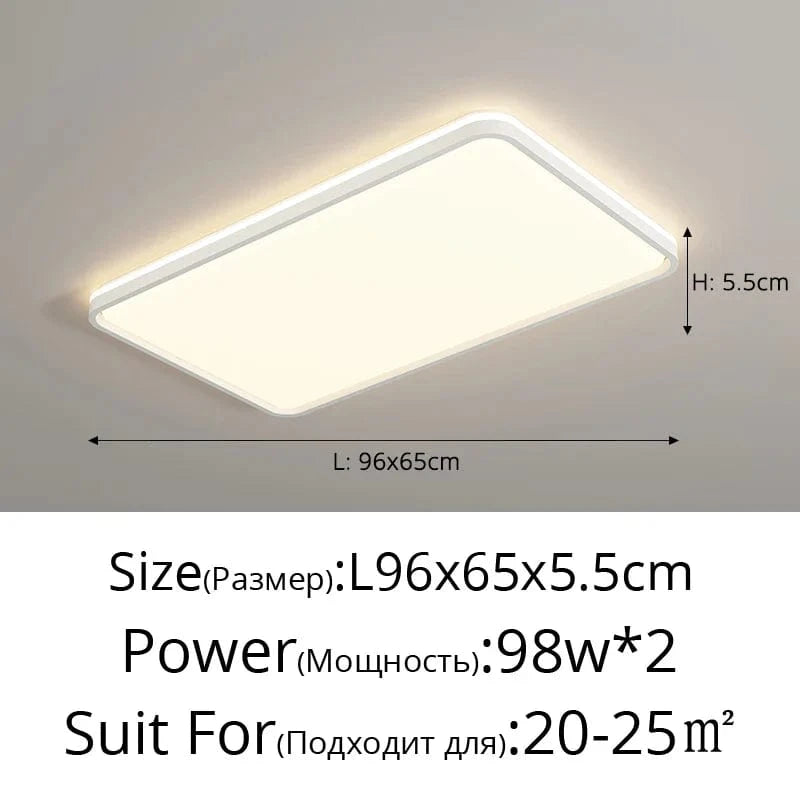 Lustres LED design pour une décoration intérieure moderne | Marco Lucetti Blanc 96X65CM / Luminosité variable