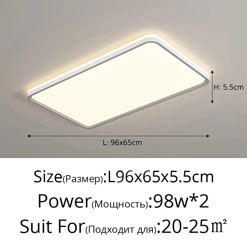 Lustres LED design pour une décoration intérieure moderne | Marco Lucetti Gris 96X65CM / Luminosité variable