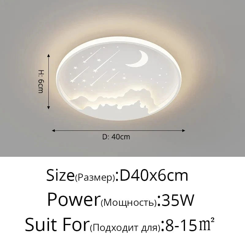 Lustres LED: Éclairage Intérieur Premium Pour Décoration de Maison | Marco Lucetti A blanc de 40 cm / Luminosité variable