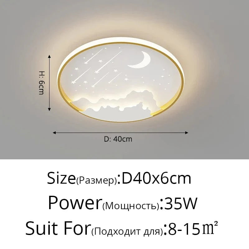 Lustres LED: Éclairage Intérieur Premium Pour Décoration de Maison | Marco Lucetti B 40cm Or / Luminosité variable